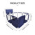 Playpen Ball Pool Net Practical Ball Pool Fence Household Playpen (blue)