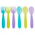 Parent's Choice Baby Feeding Spoon And Fork Pack, 10 Count, Multicolor, 9+ Months