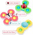 Suction Cup Spinner Toys, Infant Baby Children Toys 6-12-19 Months Baby Rattles Toy, Sensory Toys Bathtub Bath Toys Spinning Top Toy For Toddler