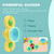 Suction Cup Spinner Toys, Infant Baby Children Toys 6-12-19 Months Baby Rattles Toy, Sensory Toys Bathtub Bath Toys Spinning Top Toy For Toddler