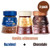 Juan Valdez Mix (pck Of 3) Soluble Coffee Instant Freezed Dried Hazelnut - Chocolate - Vanilla (95gr Each /3.3 Oz Each) Café Juan Valdez Soluble Liofilizado De Chocolate, Vainilla Y Avellana