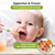 Keababies Silicone Baby Food Freezer Tray With Easy Clip-on Lid - Baby Food Freezer Tray (blossom)