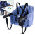 Oukaning Clip On High Chair Heavy Duty Baby Hook On Table Seat For Travel & Home Portable Blue