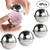 Etereauty 8pcs Stainless Steel Bath Bomb Mold Diy Make Bath Bombs 6.5cm/ 7cm For Crafting Your Own Fizzles