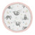 Sloth Pink And Gray Fabric Infant Playmat By Sweet Jojo Designs