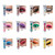 Matte Colorful Liquid Eyeshadow Cream,12 Colors Long Lasting Waterproof Eyeliner Professional Bright-colored Eyeliner Cream Can Be Used As Eyebrow Pencil, Lipstick (6pcs, Set A )