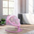 Miumaeov Electric Baby Swing Cradle Bluetooth Music Remote Rocker Bouncer Infant Chair(pink)