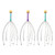 3pcs Scalp Massager, Tsv Handheld Head Massage Tingler, Head Scalp Scratcher, Scalp Massager Tool For Deep Relaxation, Stress Relief And Hair Stimulation (random Colors)