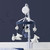 The Peanutshell Moonlight Blue Crib Mobile For Baby Boys Plays 12 Lullabies