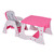 Costway 3 In 1 Baby High Chair Convertible Play Table Seat Booster Toddler Feeding Tray, Pink