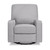 Davinci Perry Swivel Glider In Misty Grey