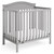 Graco Stella 4-in-1 Convertible Baby Mini Crib, Pebble Gray