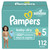 Pampers Baby Dry Extra Protection Diapers, Size 5, 112 Count