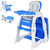 Infans 3 In 1 Baby High Chair Convertible Play Table Seat Booster Toddler Feeding Tray