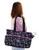 Disney Minnie Mouse Multi Piece Diaper Bag Set With Minnie Mouse Toss Heads Print (includes Changing Pad, Insulated Bottle Holder And Pacifier Holder