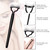 Eyelash Comb Brush Curler Mascara Applicator Stainless Steel Pins Abs Handle Cosmetic Makeup Tools
