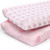 The Peanutshell Changing Pad Cover For Baby Girls, 2 Pack Set, Pink Elephant And Hearts