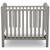 Delta Children Gateway Mini Convertible Baby Crib With Mattress, Grey