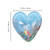 Hemoton Heart Shaped Baby Water Mat Cushion Newborn Training Tool Crawling Water Pad