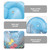 Hemoton Heart Shaped Baby Water Mat Cushion Newborn Training Tool Crawling Water Pad
