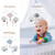 Mtfun 7.9x19.7inch Mobile Wind Chime W/cloud Doll Hanging Bed Bell Grasp Training Baby Musical Crib Color Recognition Mobile Rattle Toy For Baby Bed Cot Decoration