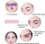 Eyebrow Shaping Stencils Grooming Shaper Template Makeup Tool Kit, 8 Styles
