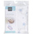 Kushies Bassinet Sheet Flannel Blue Scribble Stars