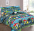Golden Linens Kids Bed-in-bag Construction Vehicles, Trucks, Police Car & Road Signs Full Size Comforter, Sheet Set With Pillow Cushion Toy # 8 Pcs Cars
