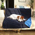 Waterproof Pet Dog Blanket Furniture Protector Premium For Bed Couch Sofa, 3 Layer Reversible Pet Proof Throw, Plush Fabric Protects From Pee Leaks Spills Stains