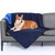 Waterproof Pet Dog Blanket Furniture Protector Premium For Bed Couch Sofa, 3 Layer Reversible Pet Proof Throw, Plush Fabric Protects From Pee Leaks Spills Stains