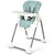 Babyjoy Foldable Baby High Chair W/ Double Removable Trays & Book Holder Green