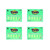 Peeps Green Chick Shaped Marshmallows Candy Party Favors, 4 Packs Of 10 Count