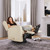 Evolur Linda Swivel Swivel Recliner Glider In Shell, Easy Assembly