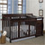 Pemberly Row 4-in-1 Crib And Changer Combo In Espresso