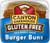 Canyon Bakehouse Burger Buns, Gluten Free Hamburger Buns, 100% Whole Grain, Fresh, 4 Count