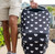 Breathable Nursing Cover | Breastfeeding Cover | Black & White Heart