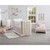 Little Seeds Monarch Hill Poppy White 3 Drawer Dresser, Pink Drawers