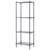 Storage Shelves, Segmart Shelves For Storage Racks And Shelving Unit, 4 Tier Storage Cart With Shelves, Adjustable Wire Shelving Heavy-duty Metal Shelves For Storage Kitchen Bathroom, Black, H1262