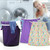 Teamoy Reusable Pail Liner For Cloth Diaper/dirty Diapers Wet Bag, Gray Chevron