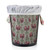 Teamoy Reusable Pail Liner For Cloth Diaper/dirty Diapers Wet Bag, Gray Chevron