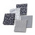 Hi.fancy 5-piece 100% Pure Cotton Burp Cloth 50x50cm/19.68*19.68inch Dark Blue