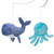 Bedtime Originals Whales Tale Blue Whale/octopus Musical Baby Crib Mobile Toy