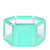 Playpen For Baby Indoor And Outdoor Playinghouse Baby Playpen Baby Fence Safety 6-panel Portable Play Yard With Round Zipper Door For Children Baby Kids Pool (without Balls)