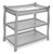 Badger Basket Sleigh Style Baby Changing Table, Gray, Includes Pad