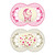 Mam Night Pacifier, 6-16 Months, Girl, 2 Pack