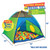 Kiddey Kids Play Tent For Children, Multicolored Polyester For Indoor And Outdoor Use, Compact Carrying Case Included