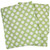 Bacati Green Dots Crib Fitted Sheets 2 Ct Pack