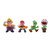 Mario Brothers Figures Kids Toys Cake Toppers Collection 18pcs Playset Luigi Yoshi Model Cartoon Character Doll