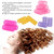 Irfora 10pcs Large Self Grip Hair Rollers Pro Salon Hairdressing Curlers Multi Size Professional Hair Salon Tool Pink