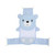 Baby Bath Tub Support Anti-slip Soft Bath Net Bathtub Sling Bear Shower Mesh Bathing Cradle For Tub(blue)